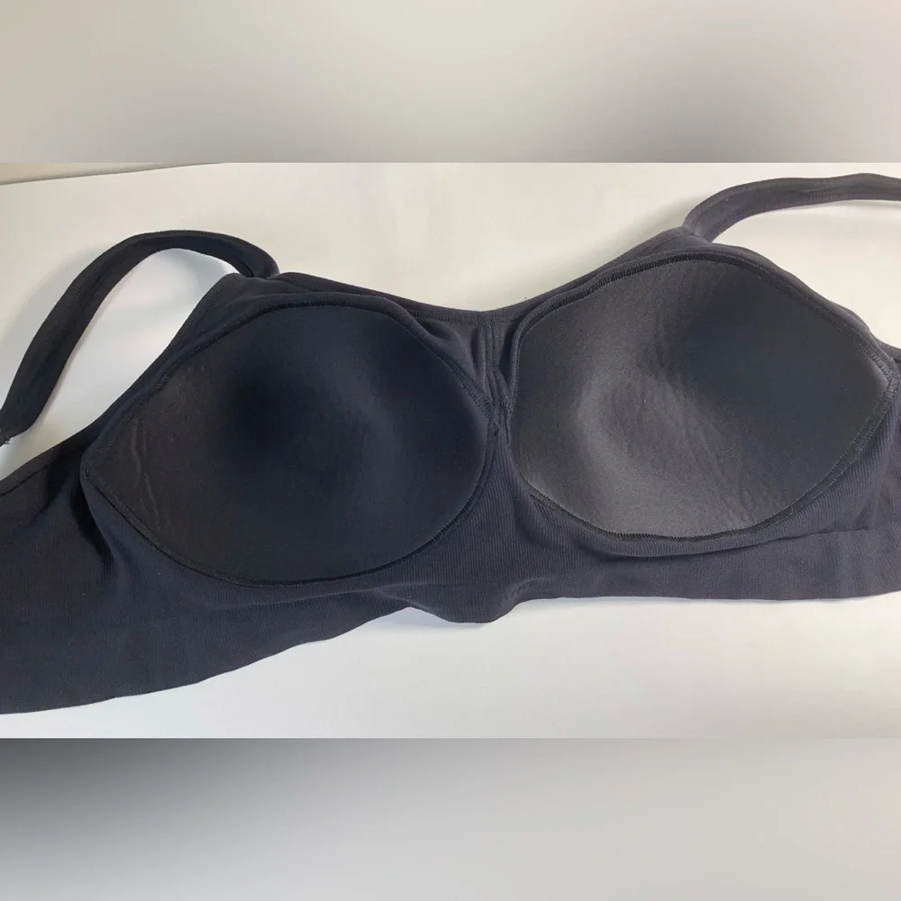 Black Padded Comfort Bra - Picture 3 of 7